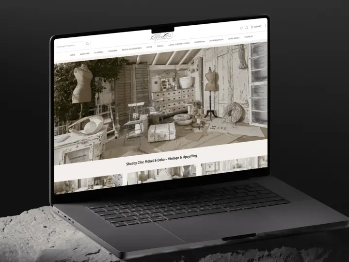 Website von elfloraArt, gestaltet und gebaut von Marschfahrt